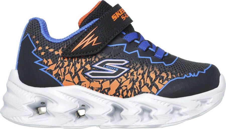 Skechers Vortex 2.0 Zorento Jongens Sneakers Zwart Blauw Oranje