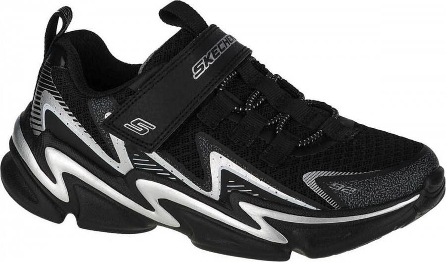 Skechers Wavetronic 403603L BKSL voor een jongen Zwart Sneakers Sportschoenen