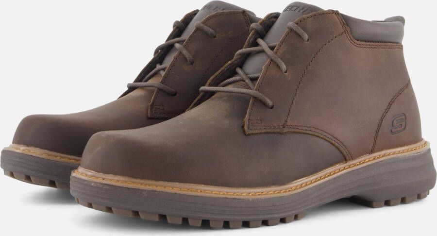 Skechers Stijlvolle en comfortabele heren veterschoenen Brown Heren - Foto 2