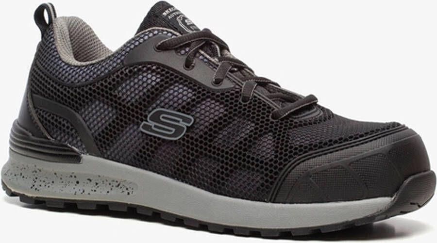 Skechers Veiligheidsschoenen BULKLIN-LYNDALE antislip sterk geprofileerde rubberen loopzool en iso 20345:2011