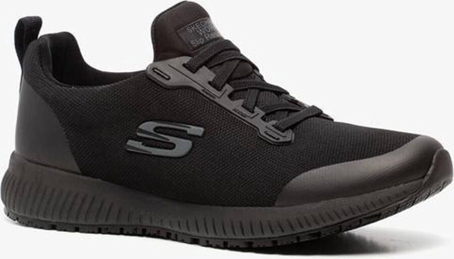 Skechers Werkschoenen SQUAD SR sneakers voor horeca & zorg met gepolsterde schacht