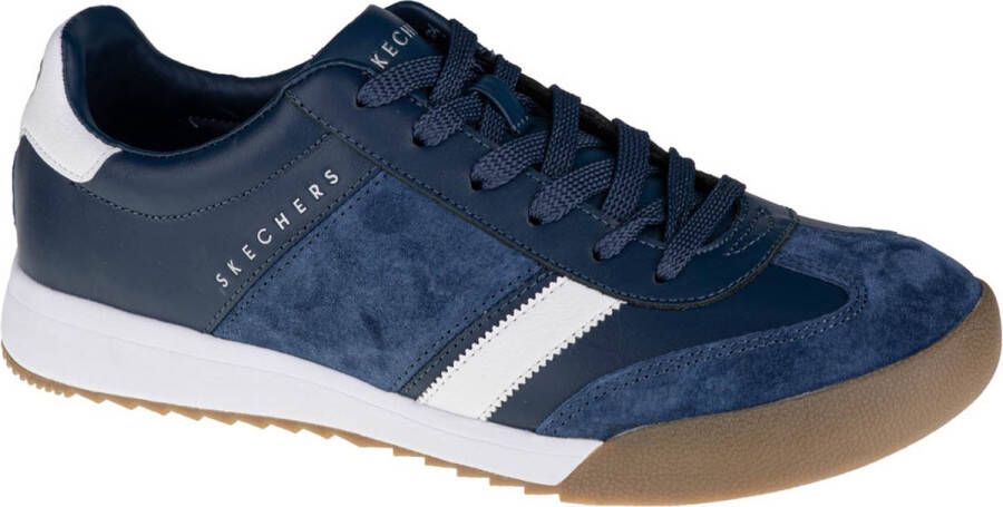 Skechers Zinger Scobie 52322-NVY Mannen Marineblauw Sneakers