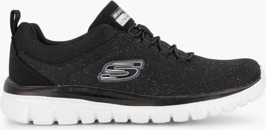 Skechers dames Zwarte Graceful 2.0 Sea Sharp