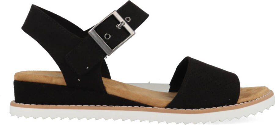 Skechers Sleehaksandaaltjes Desert Kiss Sandaal wedge zomerschoen in vegan uitvoering