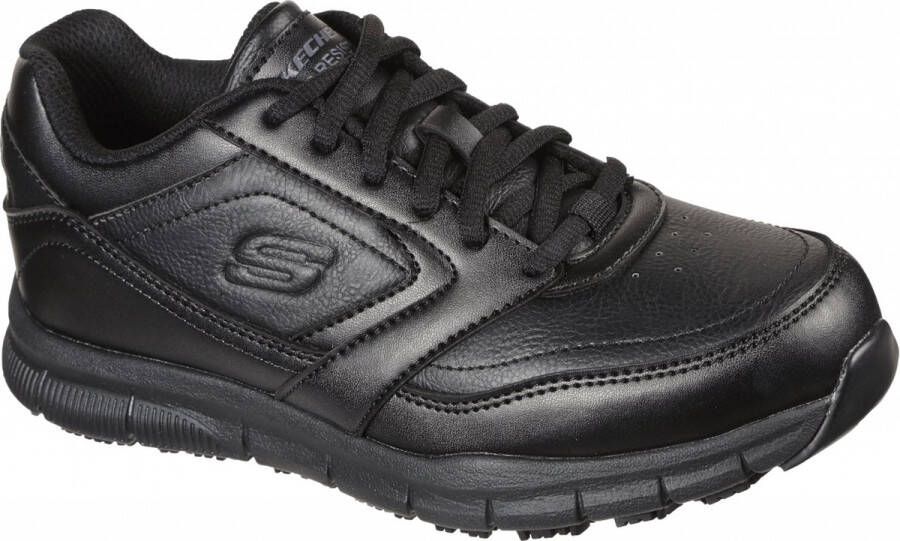 Skechers Zwarte Slip Resistant Work sneaker