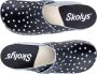 Skolys W-320.02 klompen clogs tuinklompen werkklompen dames verpleegkundige ziekenhuis instap zwart + witte stippen - Thumbnail 3