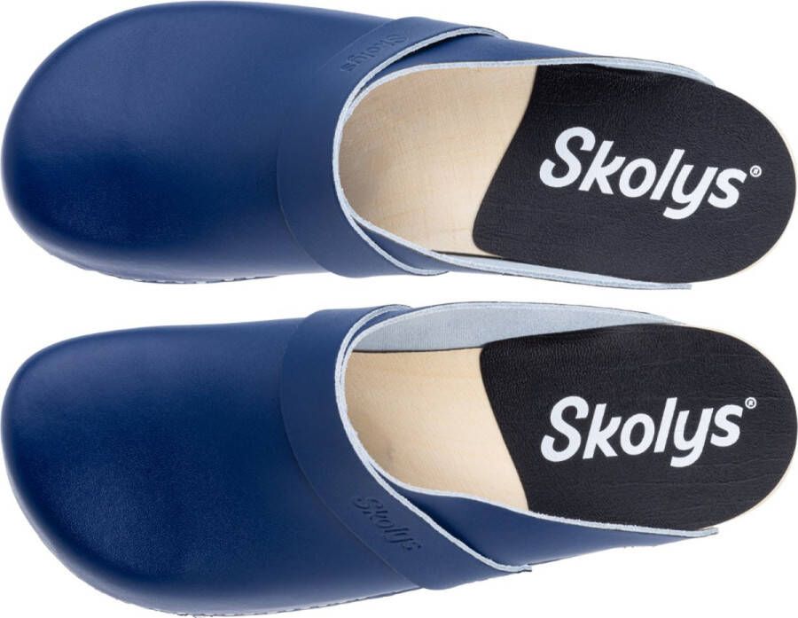 Skolys W-320.07 klompen marine blauw