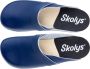 Skolys W-320.07 klompen clogs tuinklompen werkklompen dames verpleegkundige ziekenhuis instap marine blauw - Thumbnail 5