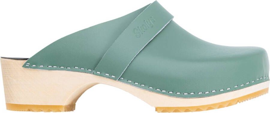 Skolys W-320.12 klompen dames medische clogs tuinklompen werkklompen verpleegkundige ziekenhuis instap pastel groen