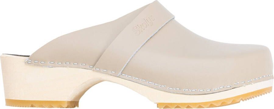 Skolys W-320.13 klompen clogs tuinklompen werkklompen dames verpleegkundige ziekenhuis instap pastel zand