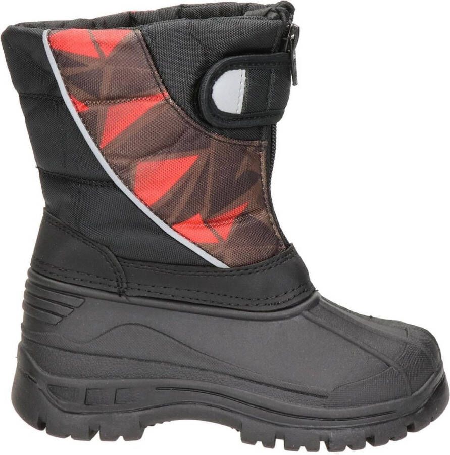 Snow fun kinder snowboot Zwart rood