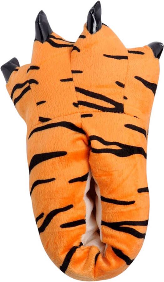 SnugSquad Dino Sloffen Tijger Comfortabele Dieren Pantoffels Kinderen & Volwassen Unisex Geschikt voor t m