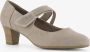 Softline dames pumps met bandje taupe Bruin - Thumbnail 1