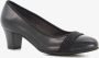 Softline dames pumps zwart met strass steentjes - Thumbnail 1