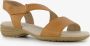 Softline dames sandalen cognac - Thumbnail 1