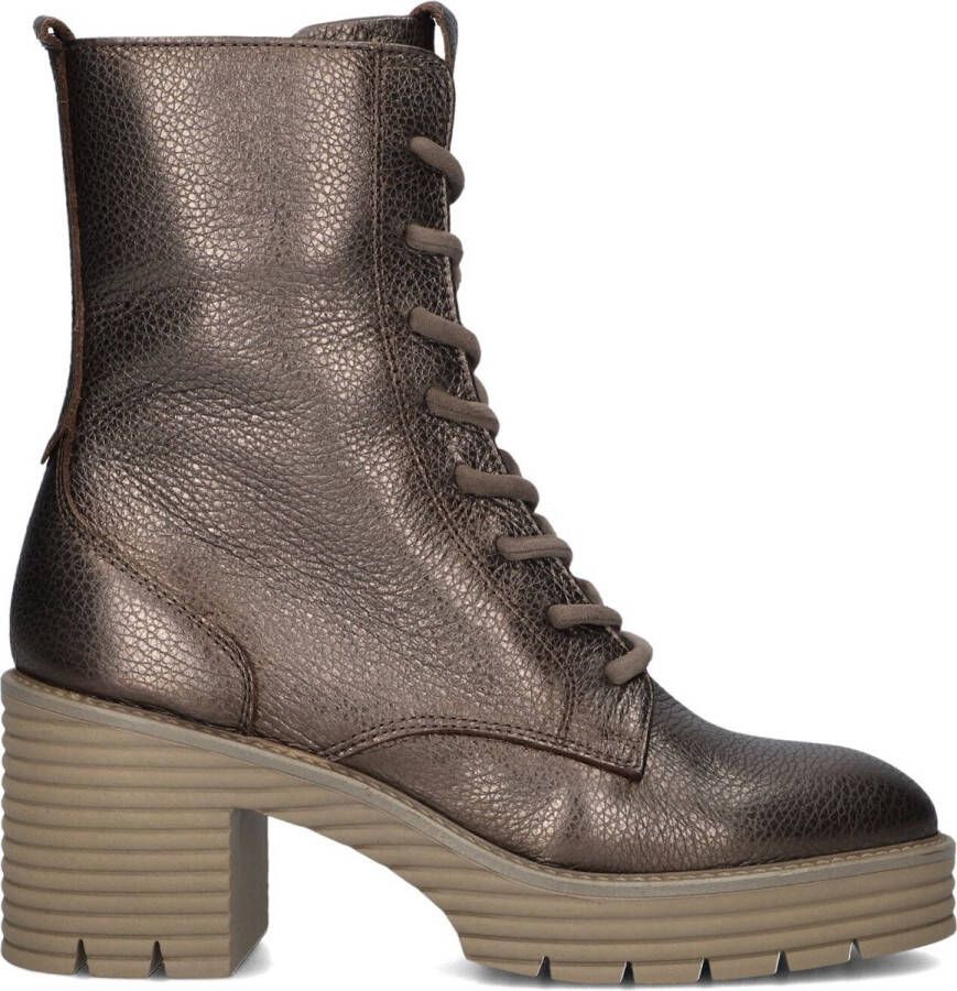 Softwaves Bronzen Dames Veterboots Brown Dames - Foto 1