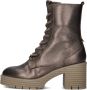 SOFTWAVES Veterboots Dames 8.88.11 Maat: 39 5 Materiaal: Leer Kleur: Brons - Thumbnail 2