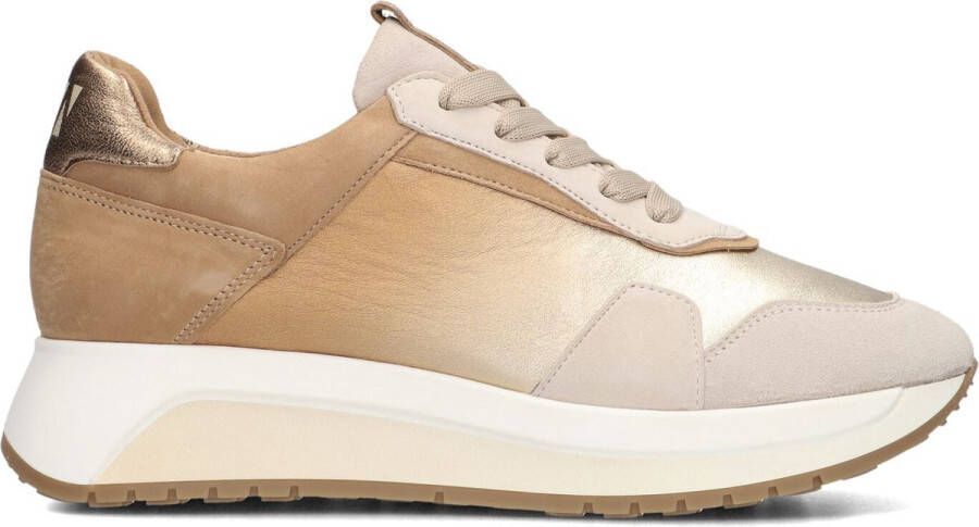 Softwaves 8.94.01 Lage sneakers Leren Sneaker Dames Goud