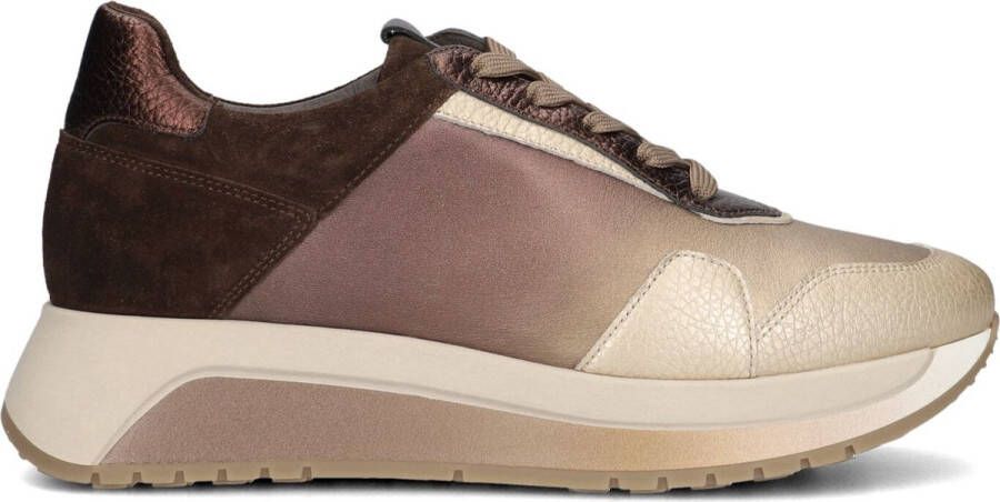 SOFTWAVES Lage Sneakers Dames 8.94.01 Maat: 42 Materiaal: Suède Kleur: Bruin