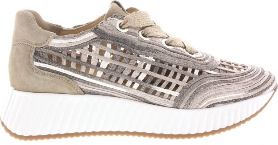 SOFTWAVES Lage Sneakers Dames Ariana Maat: 42 Materiaal: Suède Kleur: Beige