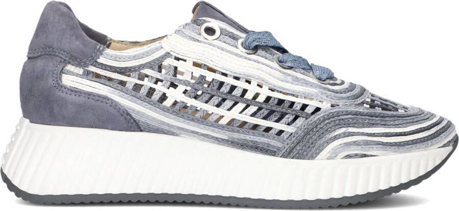 Softwaves Ariana Lage sneakers Leren Sneaker Dames Blauw