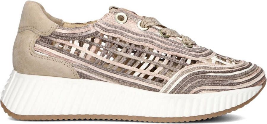 SOFTWAVES Lage Sneakers Dames Ariana Maat: 38 5 Materiaal: Suède Kleur: Beige