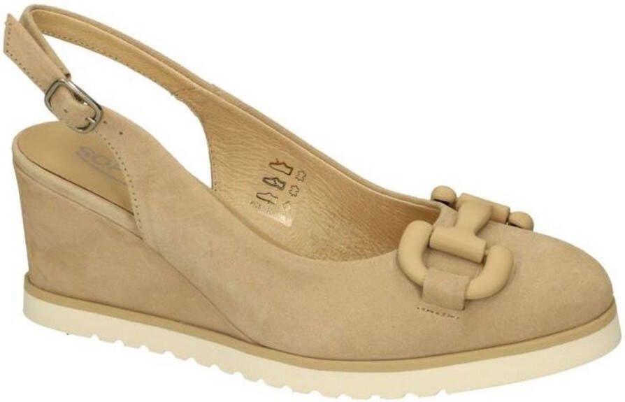 Softwaves -Dames beige pumps & hakschoenen