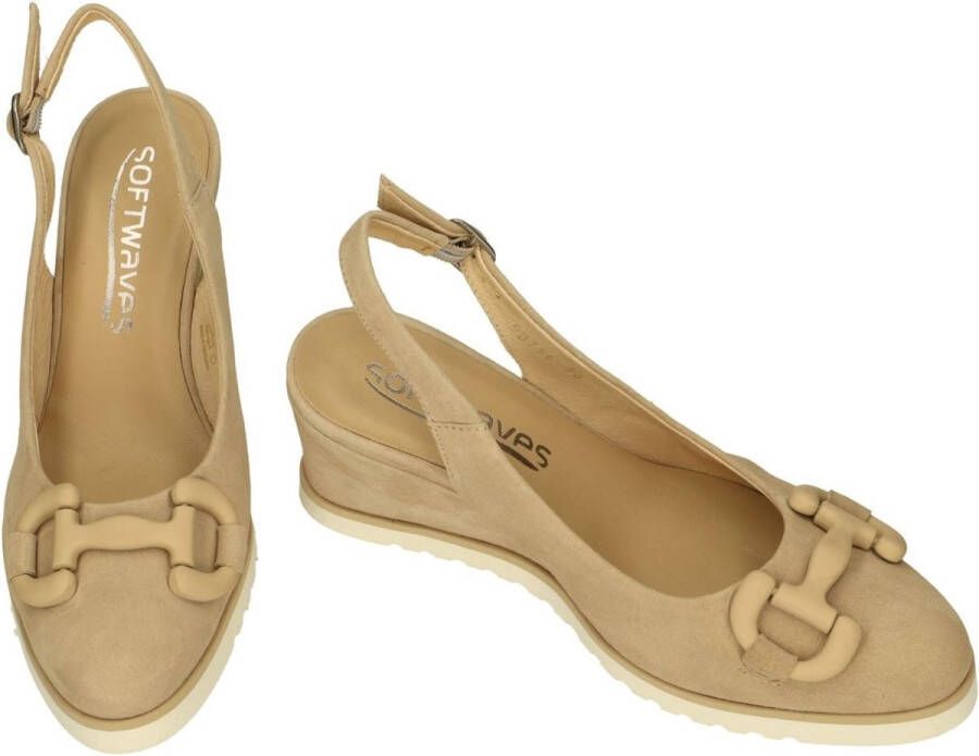 Softwaves -Dames beige pumps & hakschoenen