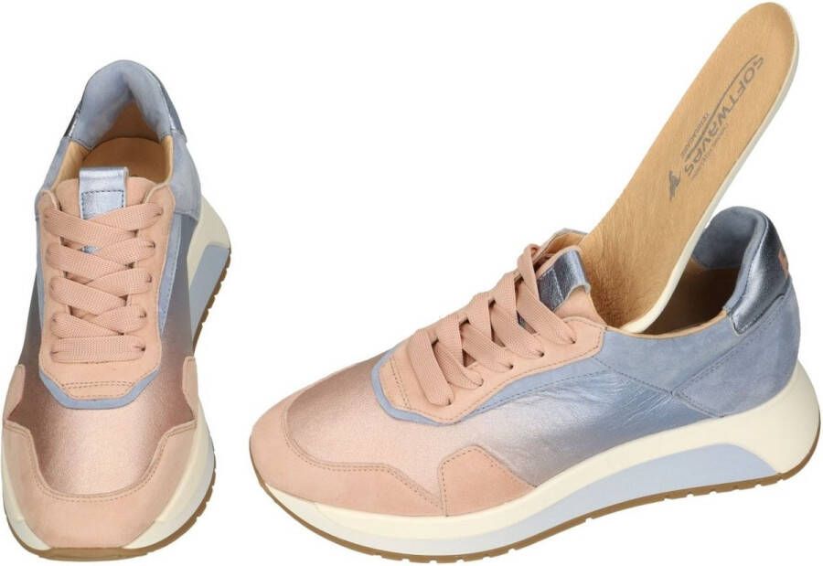 Softwaves -Dames combinatie kleuren sneakers