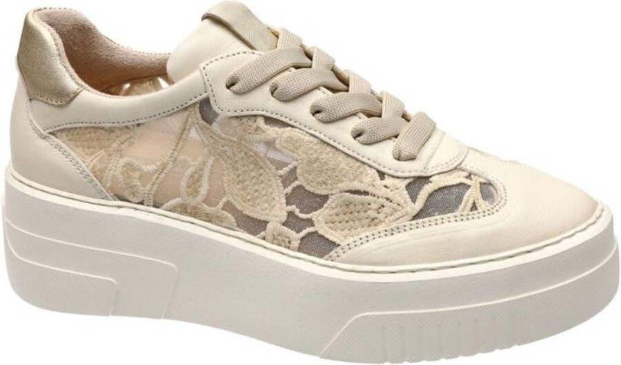 Softwaves -Dames crÈme sneakers