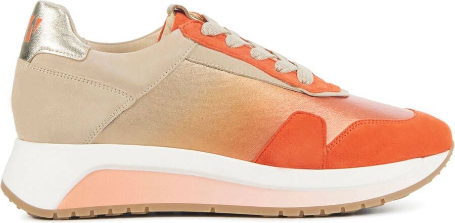 Softwaves Sneakers Dames Lage sneakers Damesschoenen 8.94.01 Oranje