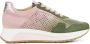 Softwaves Sneakers Dames Lage sneakers Damesschoenen 8.94.02 Groen combi - Thumbnail 1