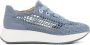 SOFTWAVES Lage Sneakers Dames 8.95.04 Maat: 39 Materiaal: Suède Kleur: Blauw - Thumbnail 1