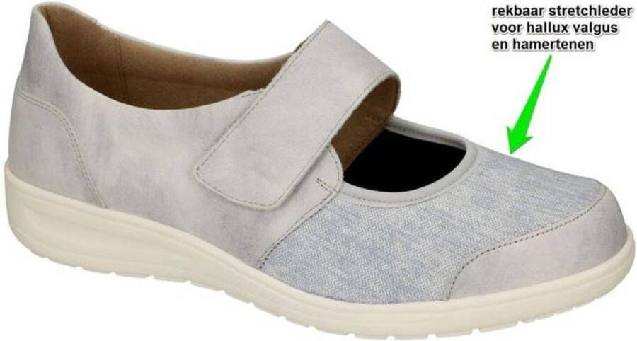 Solidus Solid Dames blauw licht ballerina's & mocassins