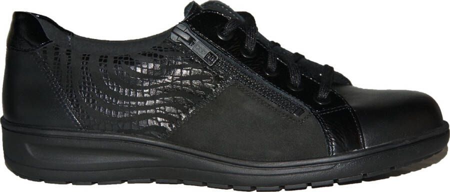 Solidus Solid H dames veterschoenen sportief (4 5) zwart