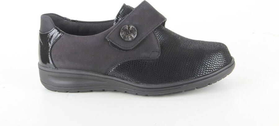 Solidus Stijlvolle leren sneakers voor vrouwen Black Dames