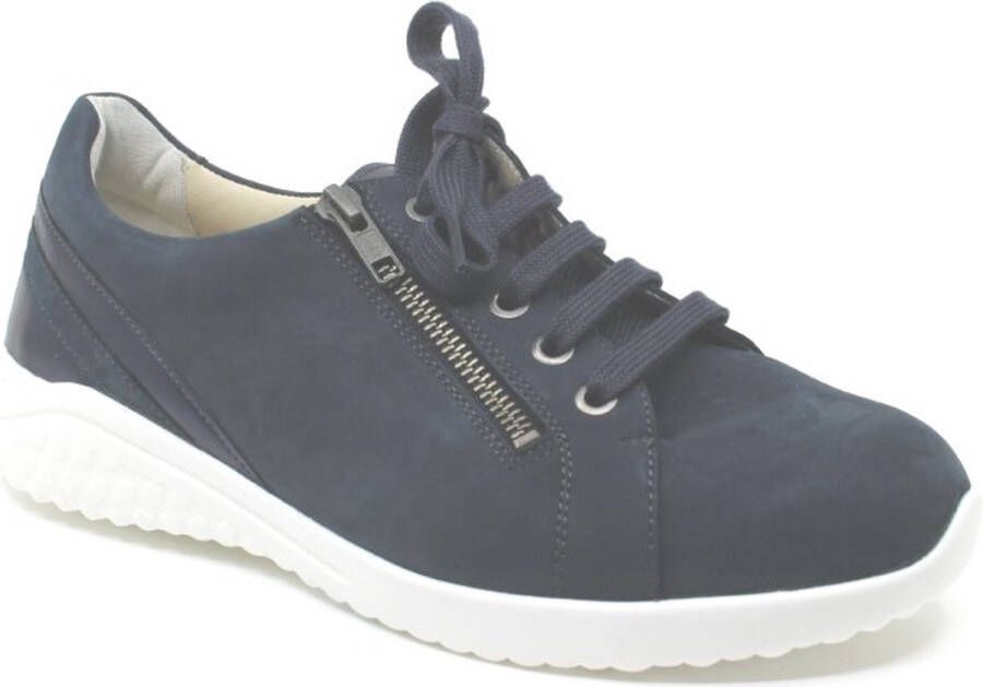 Solidus Solid 80503 Blauwe dames sneakers wijdte K