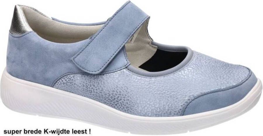 Solidus Solid Dames blauw licht ballerina's & mocassins