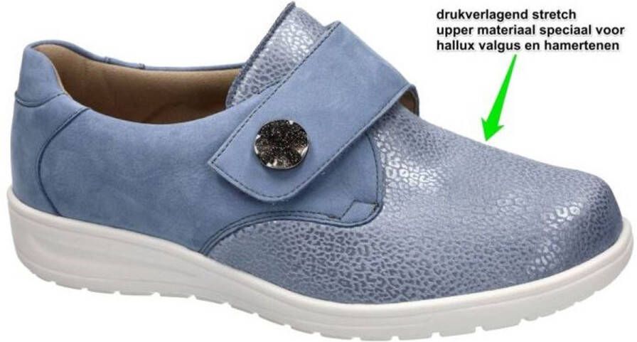 Solidus Solid Dames blauw licht lage gesloten schoenen