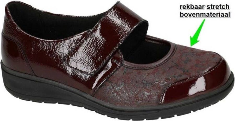 Solidus Solid Dames bordeaux ballerina's & mocassins