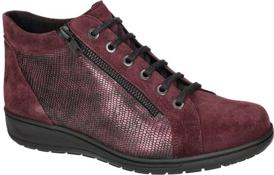 Solidus Solid Dames bordeaux bottines