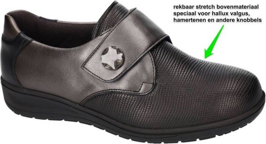 Solidus Solid Dames bruin donker lage gesloten schoenen