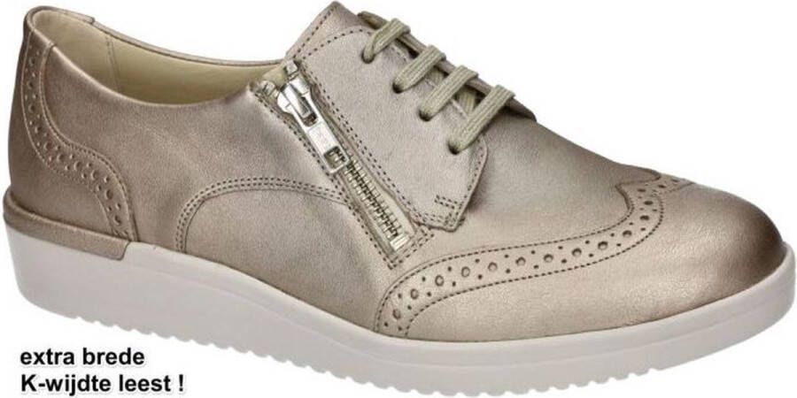 Solidus Solid Dames goud lage gesloten schoenen