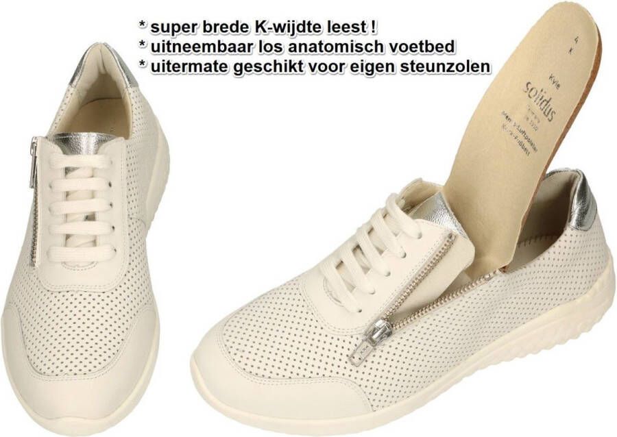 Solidus Solid Dames wit sneakers wijdte K