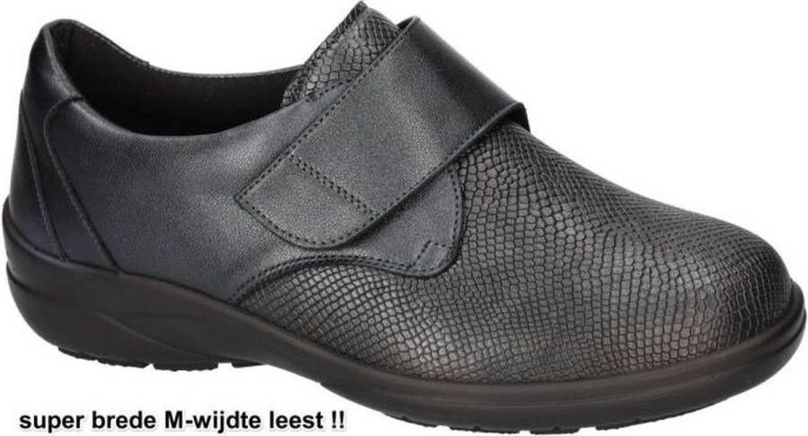 Solidus Solid Dames zwart ballerina's & mocassins