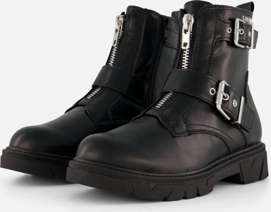 s.Oliver Biker boots zwart Synthetisch Dames