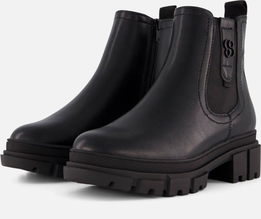 s.Oliver Chelsea boots zwart Synthetisch