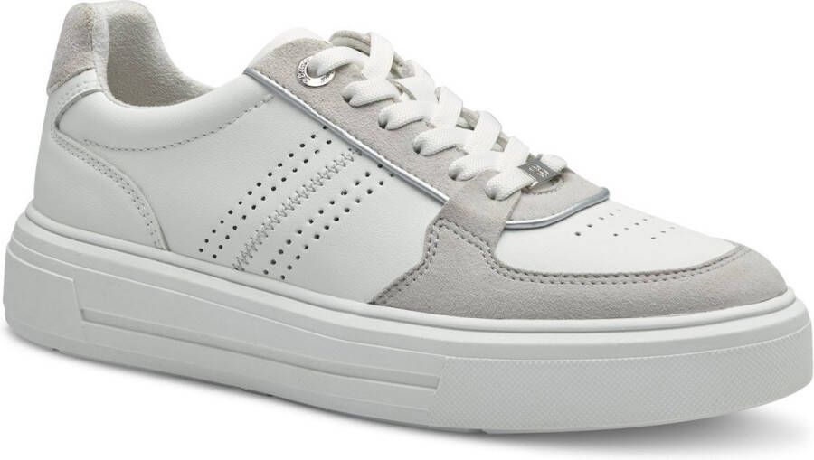 S.Oliver Witte Grijze Sneakers voor Vrouwen White Dames