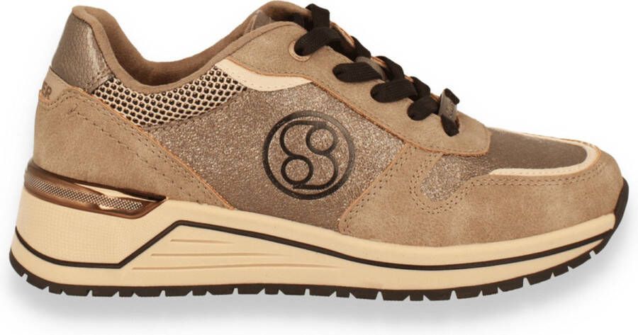 s.Oliver Dames Sneaker Taupe