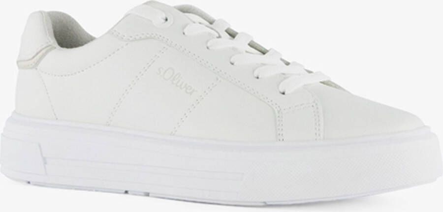 s.Oliver dames sneakers wit Uitneembare zool